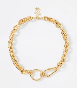 River Island + Gold Rope Necklace