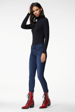 J Brand + 620 Mid-Rise Super Skinny Jeans in Photo Ready HD Phased