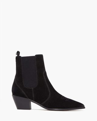 Paige + Willa Boots in Black Suede