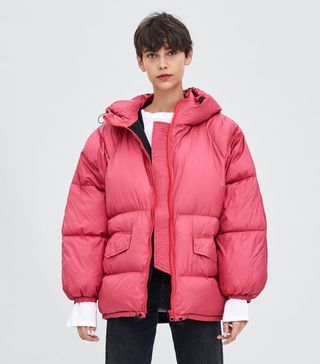 Zara + Oversized Puffer Jacket