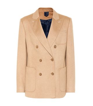 Max Mara + Wool Double-Breasted Blazer