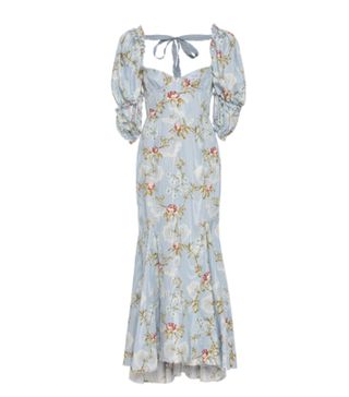 Brock Collection + Olaya Floral Cotton-Blend Dress