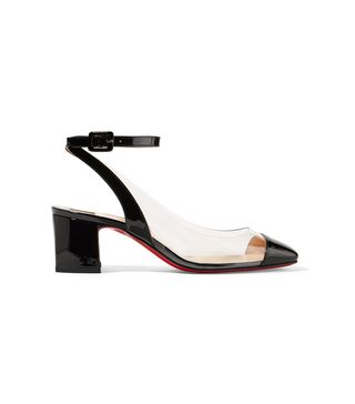 Christian Louboutin + Asticocotte 55 Patent-Leather and PVC Pumps