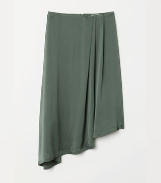 H&M + Asymmetric Skirt