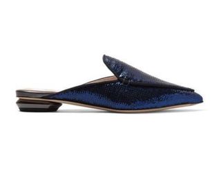Nicholas Kirkwood + Beya Sequined Leather Slippers