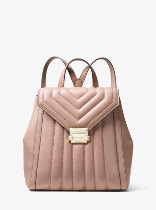 Michael Kors + Whitney Quilted Leather Backpack