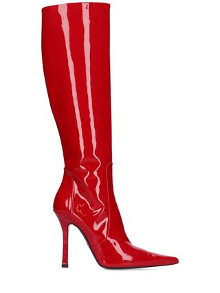 Blumarine + Patent Leather Tall Boots