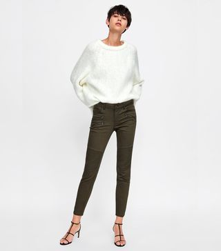 Zara + Z1975 Zippered Jeans