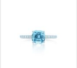Tiffany & Co. + Aquamarine Ring