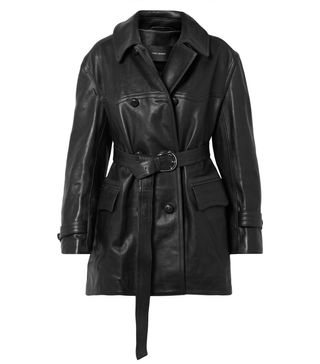 Isabel Marant + Chili Oversized Leather Trench Coat