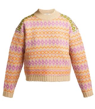 Acne + Fair Isle Wool Sweater