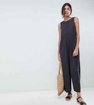 ASOS Tall + Minimal Jumpsuit With Ruching