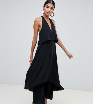 ASOS Tall + Jumpsuit With Multi Layers