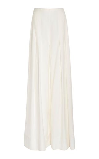 Jacquemus + Arcello Wide-Leg Cotton-and-Linen Pants