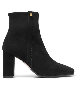 Stuart Weitzman + Solo Stretch-Suede Ankle Boots