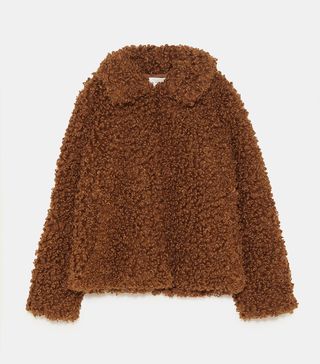 Zara + Faux Fur Jacket