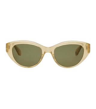 Garrett Leight + Gold & Green Del Rey Sunglasses