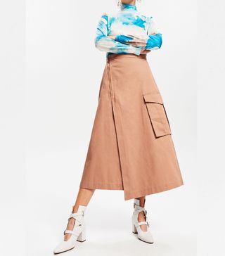 Reserved + Asymmetric Skirt With Pocket