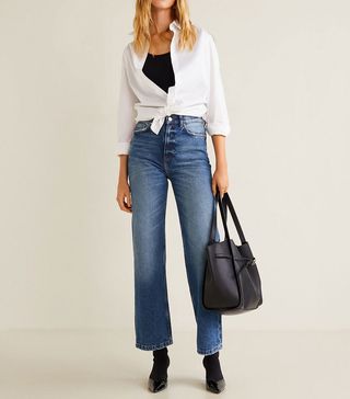 Mango + Faded Relaxed Jeans