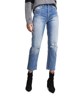 Trave + Harper Crop Straight Jeans