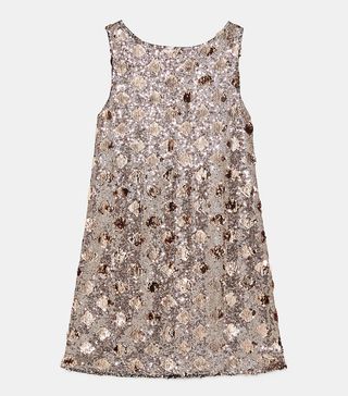 Zara + Diamond Sequin Dress