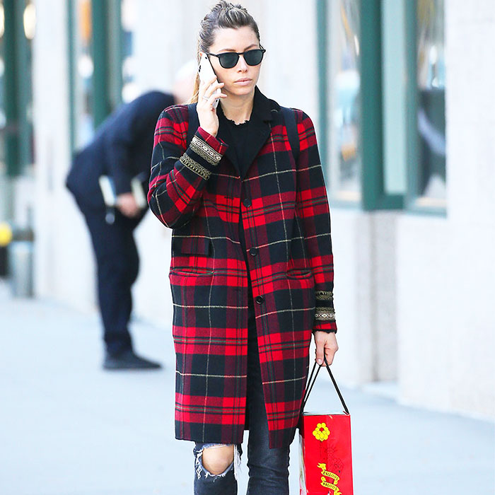 Jemma hot sale plaid coat