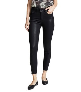 L'Agence + Margot Coated Skinny Jeans