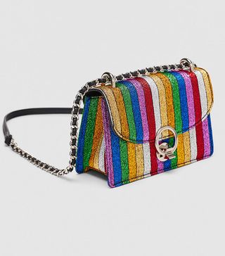 Zara + Multicolor Crossbody Bag