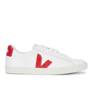 Veja + Esplar White Leather Trainers