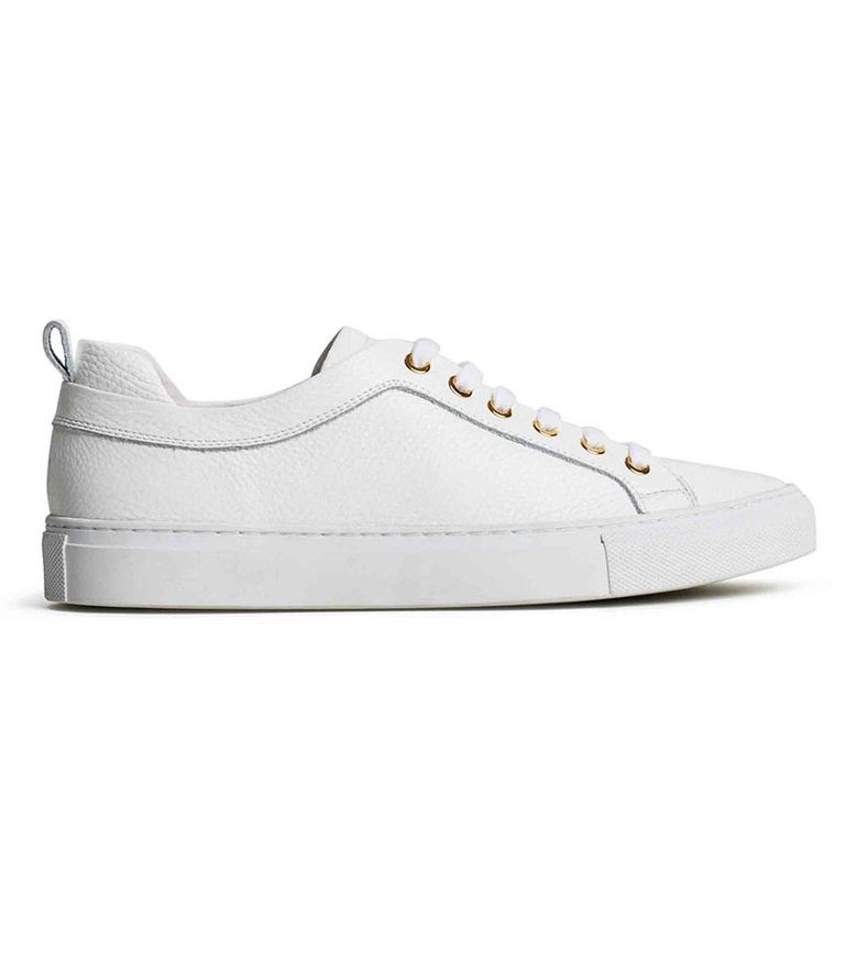 White Leather Sneaker