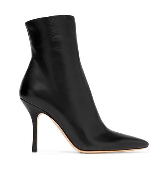 The Row + Gloria Leather Ankle Boots
