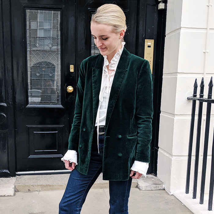 This is How to Wear Velvet in the Daytime