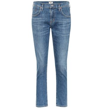 Citizens of Humanity + Elsa Mid-Rise Cropped Slim Jeans
