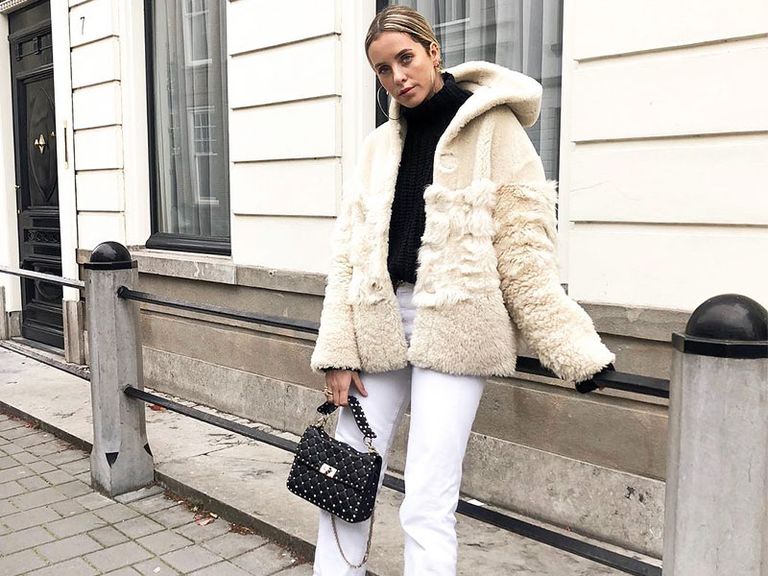 7 Stylish Ways to Wear White Jeans in Winter | Who What Wear