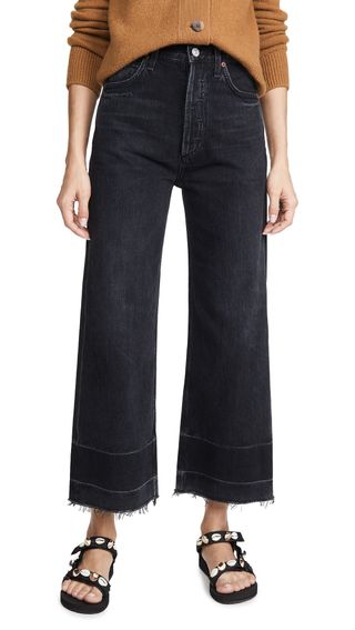 Citizens of Humanity + Sacha High Rise Wide Leg Jeans