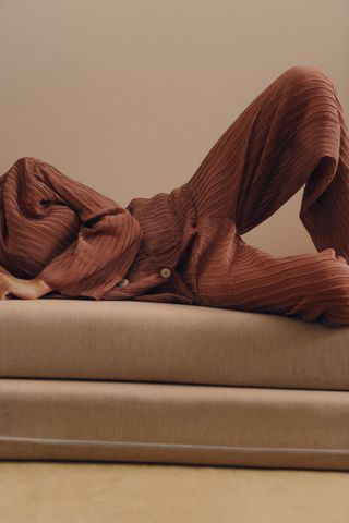 Zara + Pleated Pajama Pants
