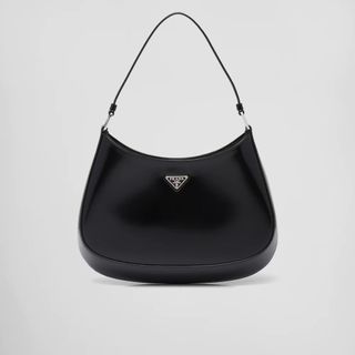 Prada + Cleo brushed leather shoulder bag