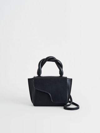 ATP Atelier + Montalbano Black Leather/Nappa Mini Handbag