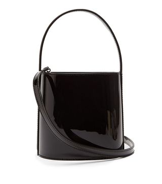 Staud + Bissett Patent Leather Bucket Bag