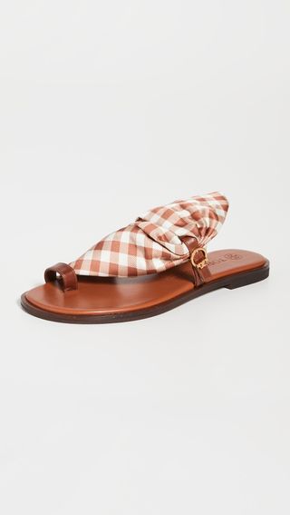 Tory Burch + Selby Scarf Sandals