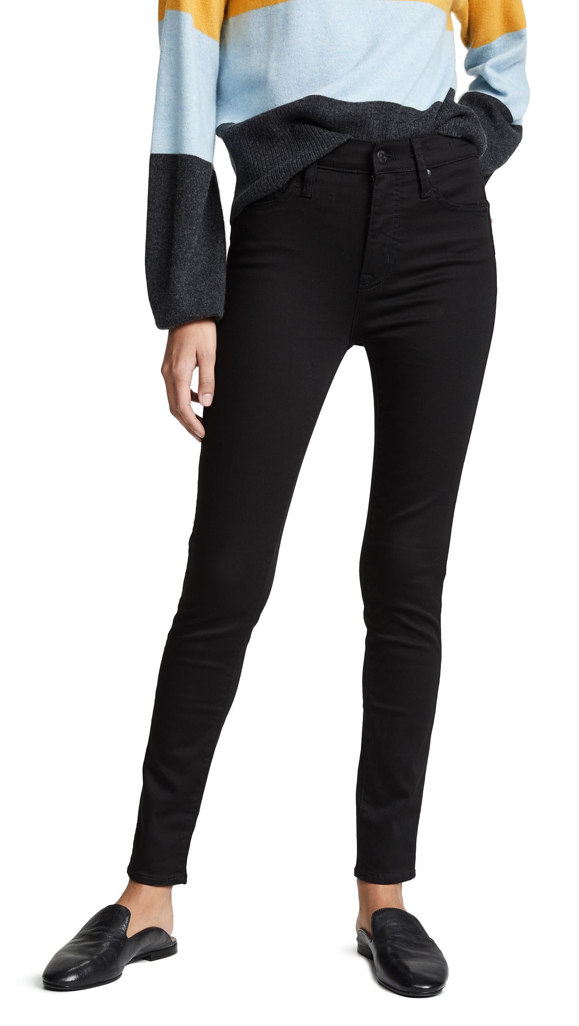 What Jessica Biel Wears With Black Skinny Jeans | Who What Wear