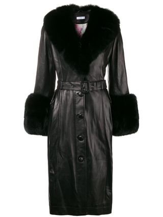 Saks Potts + Foxy Leather Coat