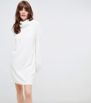 ASOS Design + Cowl Neck Knitted Mini Dress