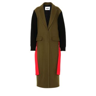 MSGM + Wool-Blend Coat