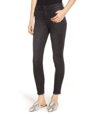 SP Black + Washed Skinny Jeans