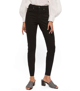 Topshop + Jamie Petite Black Jeans