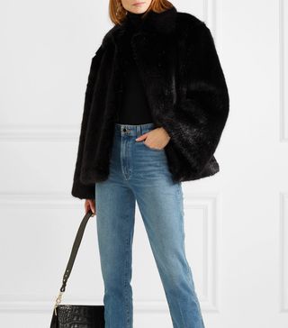 Totême + Châtel Oversized Faux Fur Jacket