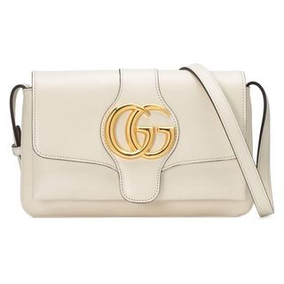 Gucci + Arli Small Shoulder Bag in White Leather