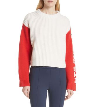 Tory Sport + Après Ski Crop Sweater