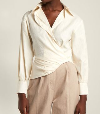 Jacquemus + Sabah Linen Blend Shirt